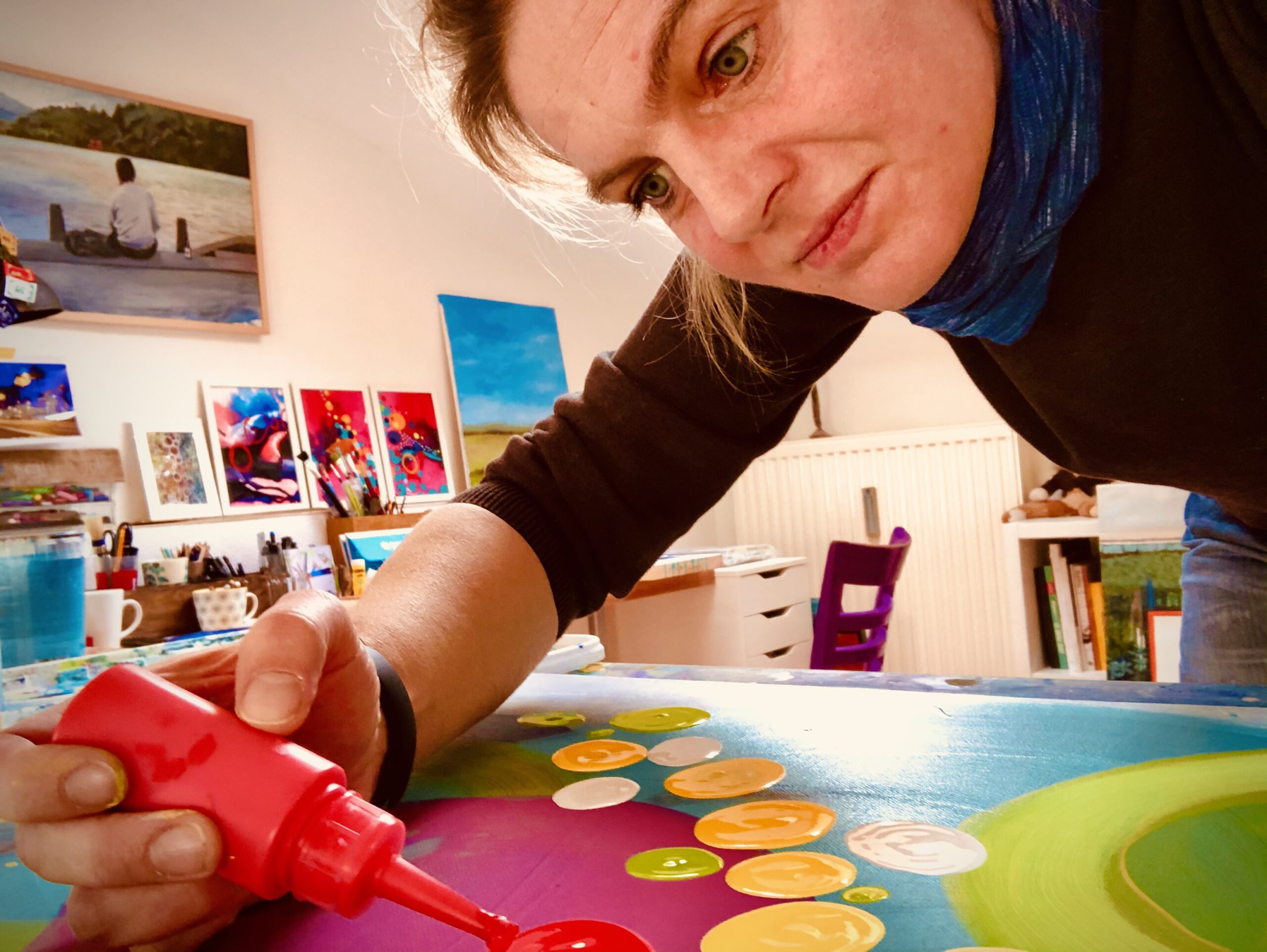 Michelle Kranz im Atelier